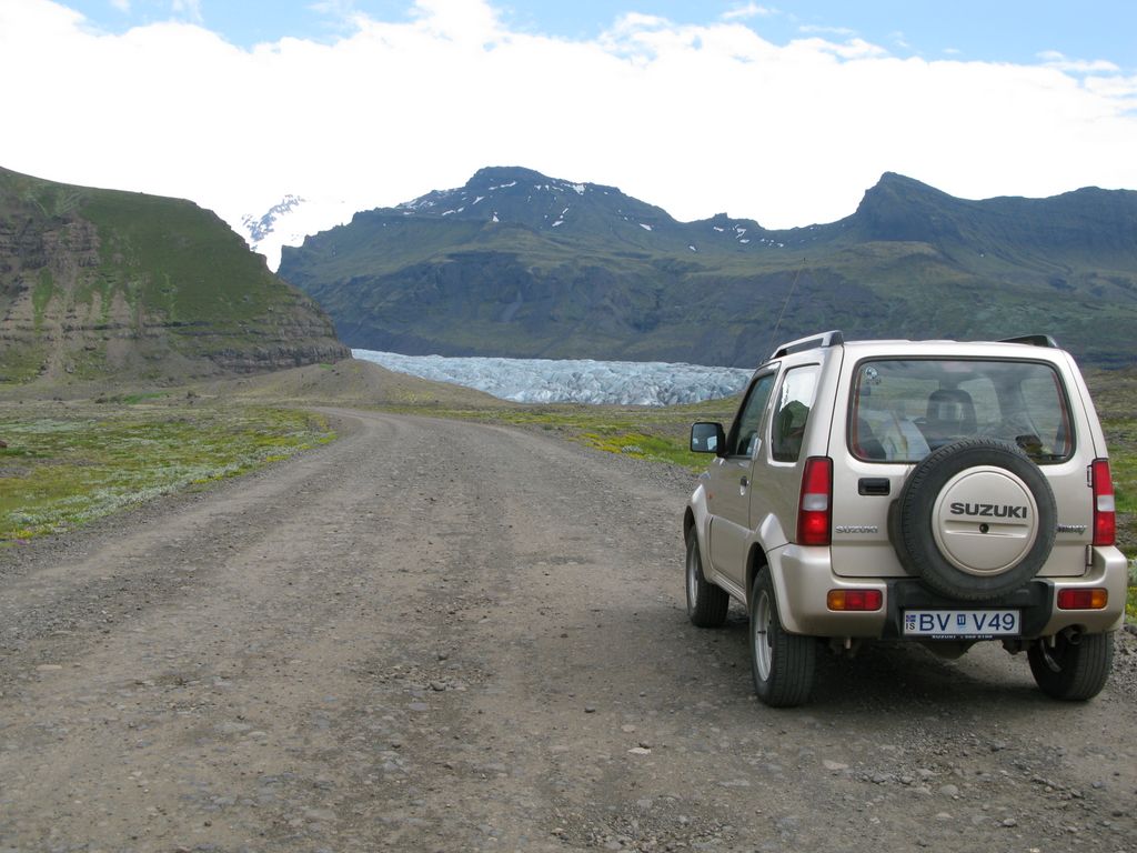 Vers le glacier de Svinafellsjokull